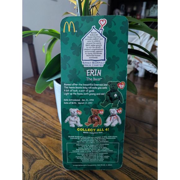 TY Bears Rare 1999 Ronald McDonald House Collection NEW Sealed Lot of 4 - Picture 4 of 14